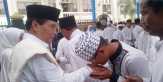 Ribuan Umat Islam Hadiri Pemberangkatan Ibadah Haji Bupati Rohul