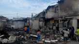 Kebakaran Ludeskan 7 Rumah Warga di Rengat