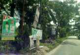 Hari Kedua Masa Tenang, Masih Banyak Baliho Caleg Bertebaran di Pekanbaru