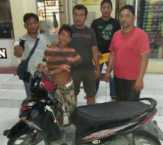 Curi Motor di Siak, Ditangkap di Inhu