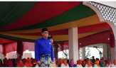 Bupati Suyatno Inspektur Upacara Hari Jadi Kabupaten Rohil Yang Ke 20 Tahun