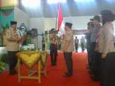 30 pengurus Kwartir Ranting Kecamatan Tualang di lantik