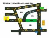 Persimpangan Jalan Riau-A Yani Pekanbaru Akan Segera Ditutup, Berikut Jalur Alternatifnya