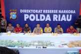 Polda Riau Amankan 62 Kilo Gram Sabu Dalam 3 Hari