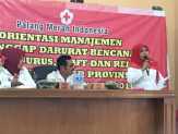 Kerjasama dengan PMI Pusat dan Riau, PMI Kampar Gelar Orientasi Manajemen Tanggap Darurat Bencana