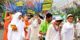 Ribuan Pelajar di Rohul Meriahkan Pawai 1 Muharram 1437 Hijriyah