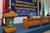 Plt. Sekda Bengkalis Buka Sosialisasi Tax Amnesty bagi PNS