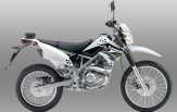 Kawasaki KLX menggunakan mesin yang sama seperti KLX series, namun beda tenaga dan torsi serta mengg