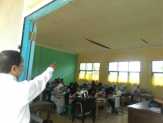 Plafon di 5 Ruang Belajar SMPN 4 Mandau Rawan Runtuh Menimpa Murid