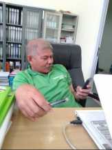 Pagar Kantor Kejari Pkl. Kerinci Dinilai Asal Jadi, T. Haryanthomas : Pak Kajari Akan Menelpon Kontr