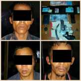 Polsek Bangko Pusako, Rohil Amankan Tiga Rampok Berpistol