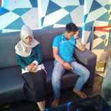 Astaga, ABG Imut dan Berjilbab Kepergok Gituan Bareng Mahasiswa di Karaoke Koro-koro
