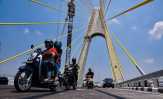 Jembatan Siak IV masih layak digunakan meski banyak baut hilang