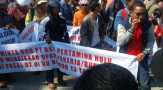 650 Buruh Sub Kontraktor BOB Duduki Kantor Bupati