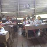 Bangunan Sudah Miring, Pemkab Rohil Prioritaskan Pembangunan SDN 5 Filial Sungai Daun