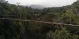 Berjalan di Jembatan Kayu Kecil di Atas Jurang, Berani?