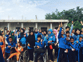 Puluhan Anak Berkebutuhan Khusus Sikat Gigi Massal
