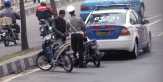 Tak Terima Ditilang, Pemotor di Tangsel Bentak Polisi dan Rusak Motor Miliknya
