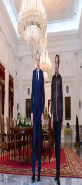 Presiden Jokowi dan  Tony Blair Bahas Investasi Sektor Energi Baru Terbarukan di IKN