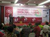 Gubri Buka Seminar Digital Public Relations dan Pelantikan Perhumas Riau