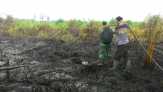 Polres Dumai Berhasil Padamkan Kebakaran Lahan Sawit