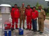 Diskes dan Kemenkes Uji Kualitas Udara Akibat Asap di Inhil.