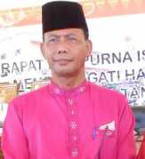 Bupati Rohil Lakukan Pengecoran Pertama Masjid Bahrussalam Darussalam Sinaboi
