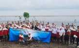 Upaya Tekan Laju Abrasi Pulau Bengkalis, KKP dan DKP Gelar Bimtek Penanaman Vegetasi Pantai