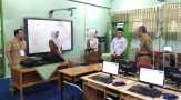 Tinjau Persiapan UNBK, Gubri Imbau Pelajar Kedepankan Sikap Jujur