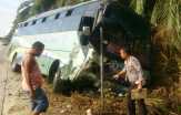 Bus Intra Vs Ertiga di Tandun, Supir Tewas Seketika