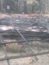 Rumah Semi Permanen di Kaiti Rohul Ludes Terbakar