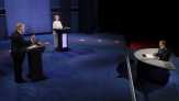 Debat Clinton dan Trump Berakhir Tanpa Jabat Tangan