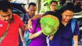 Detik-Detik Artis VA Pingsan Saat Akan Ditahan Polisi