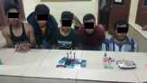 Pesta Sabu, 2 Pelajar dan 3 Warga di Pinggir Ditangkap Polres Bengkalis