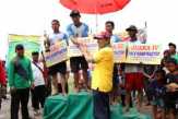 Lomba Pacu Handtractor di Siak, Sidiq Bawa Pulang Piala Bergilir