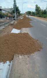 Pengerjaan Proyek Jalan Sei Pakning Dinilai Asal Jadi
