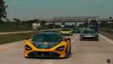 Pemandangan Langka, 20 Unit McLaren 'Touring' di Tol Cipali