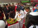 Upacara HUT ke 70 TNI  Berlangsung Khidmat
