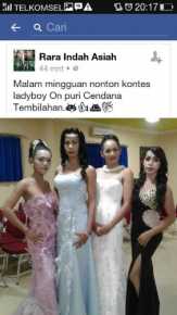 Kontes Ladyboy Gegerkan Masyarakat Tembilahan