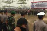 Satu Kompi Brimob Polda Sumut Turun di Pelalawan Bantu Pemadaman