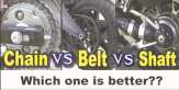 Ideal Mana, Motor dengan Rantai, Belt atau Shaft?