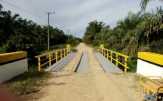 Bertahap, Dinas BMP Rohul Ganti Jembatan Kayu Pakai Plat