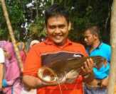 Mancokau Ikan di Lubuk Larangan Desa Teluk Paman Timur Selama 2 Hari Wakil Ketua DPRD Kampar : Keari