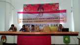 KPU Siak Gelar Sosialisasi Terbitnya UU No 10/2016 Tentang Pilkada