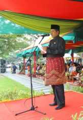 Bupati Alfedri Pimpin Upacara HUT ke-20 Siak