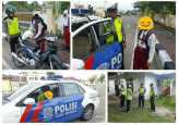 Pelajar SD Bawa Sepeda Motor ke Sekolah, Polantas Polres Bengkalis Datangi Rumah Orangtua