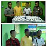 Bawa HP Ilegal dari Batam, Polsek KSKP Tembilahan Tangkap 2 Warga Pekanbaru dan 1 Warga Kampar
