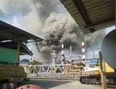 Dapur CDU Pertamina Pakning Terbakar