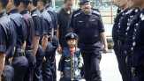 Bocah Malaysia Pengidap Kanker Jadi Polisi Sehari