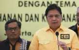 Airlangga Bungkam Ditanya Soal Bamsoet Maju Jadi Ketum Golkar